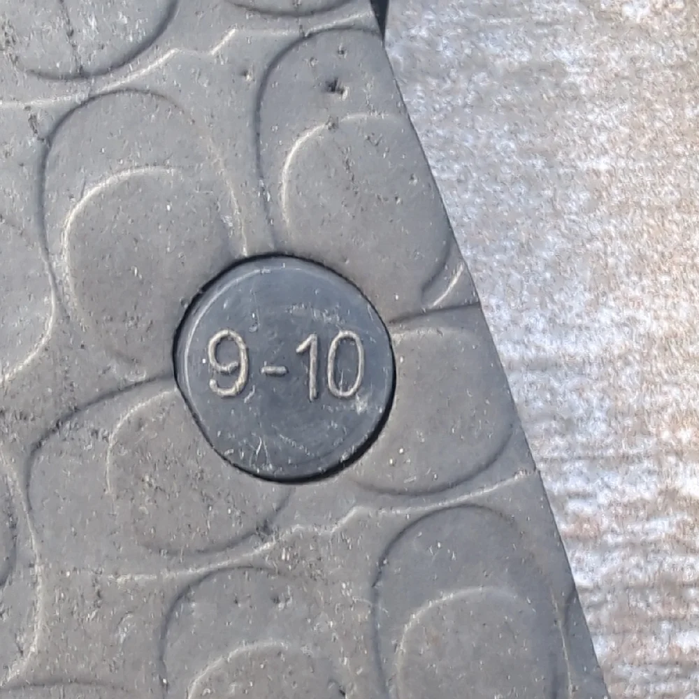 Coach Black Flip Flops with Logo Detail